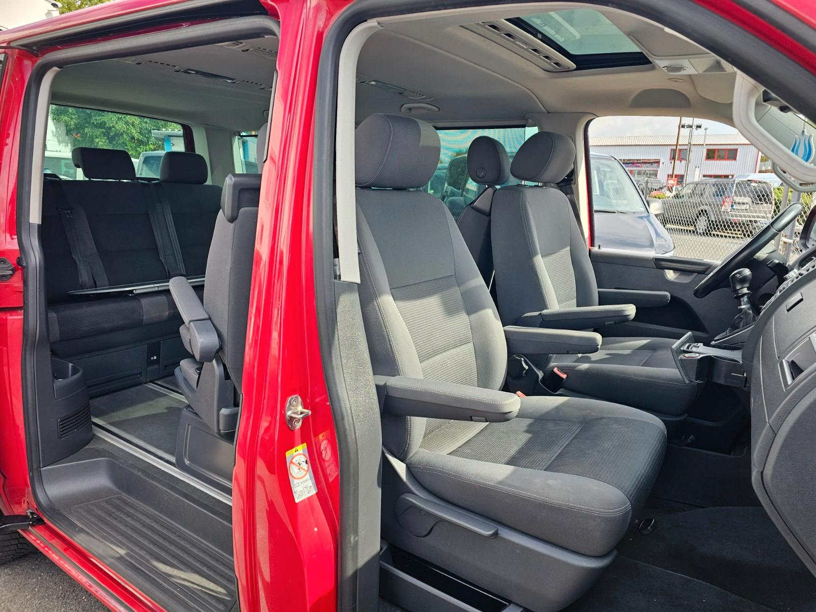 VOLKSWAGEN T5 MULTIVAN 2.0 TDI 140CH - BVM - CHAUFFAGE AUXILLIAIRE - TOIT OUVRANT - 1ERE MAIN - DISTRIBUTION NEUVE