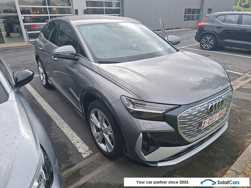 Audi Q4 e-tron Sportback 40 S-line Matrix Virtual Na imagem 2