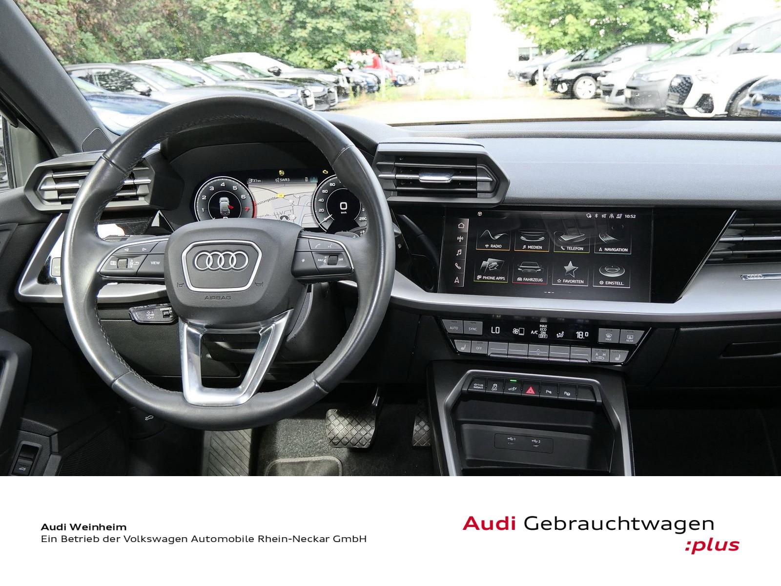 Audi A3 45 TFSI Black Paket S-Line Head Up LED S-tron, миниатюра 20