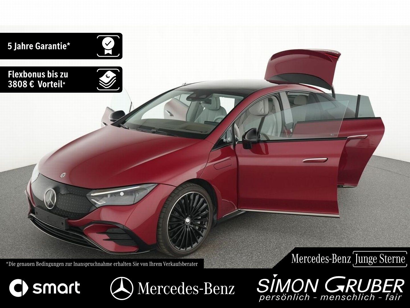 Fahrzeugabbildung Mercedes-Benz EQE 350+ AMG Pano HUD Burm Sitzklima Massage