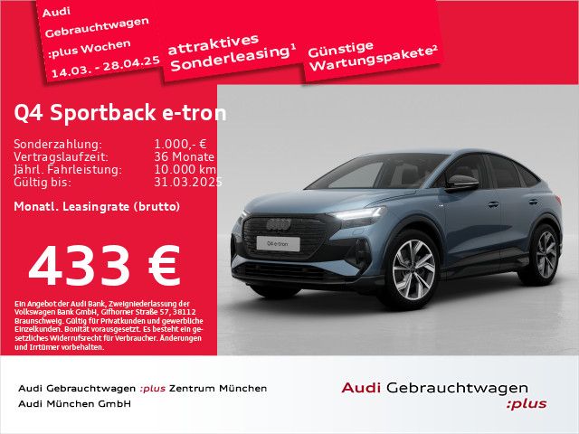 Audi Q4 Sportback e-tron 45 qu. S line Matrix/ACC/Nav