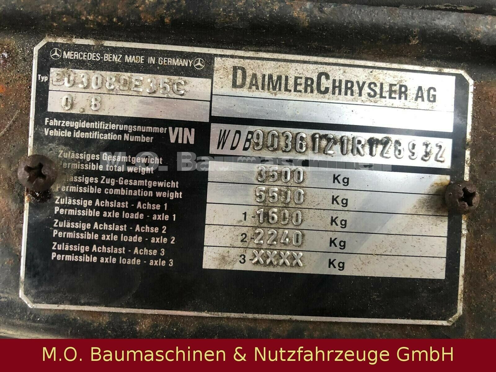 Fahrzeugabbildung Mercedes-Benz 308 cdi Sprinter / Multitel Bühne 16m