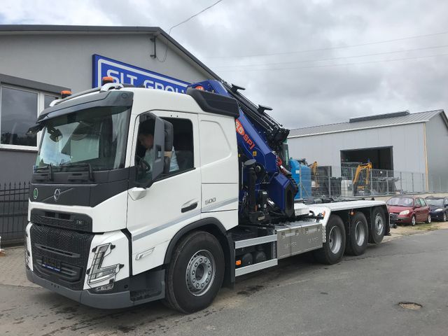 Volvo FM 500 tridem crane  jib