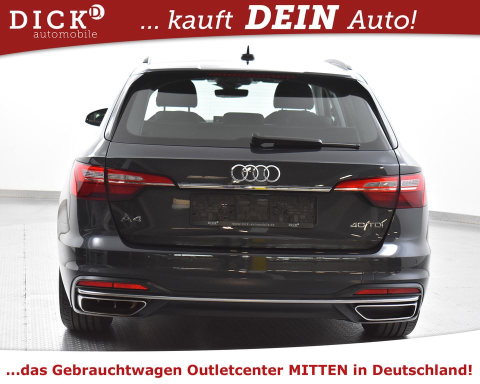 Audi A4 Av 40d S-Tr Advanc Sport NAVI+LED+SHZ+AHK+TEM