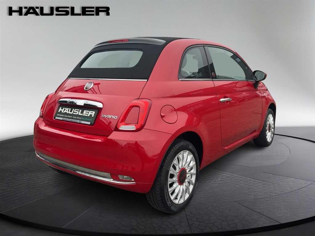 Fiat 500C "RED" Parkpilot CarPlay Klima LM-Felgen 