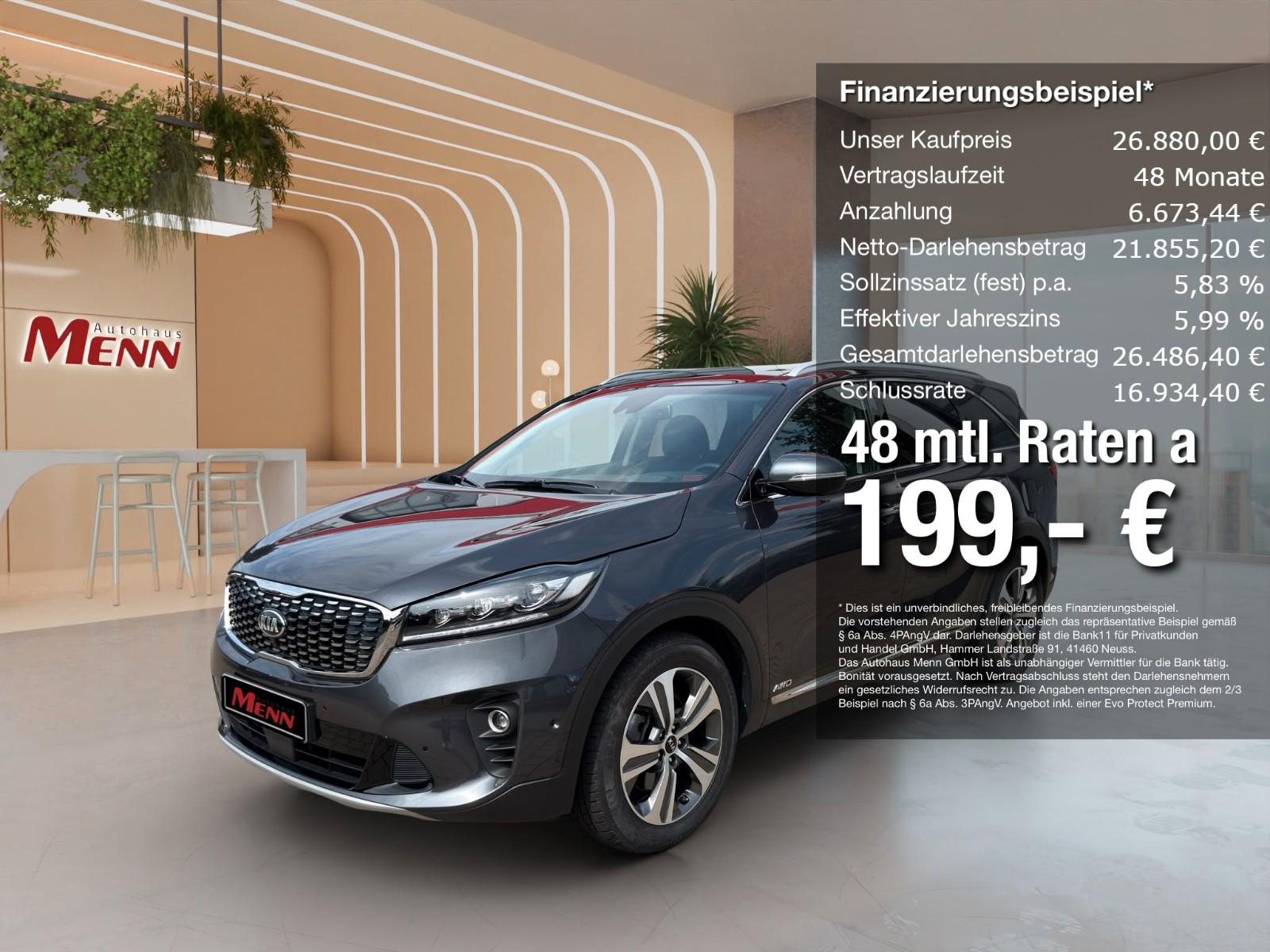 Kia Sorento 2.2D AWD AT Platinum Navi Glasdach AHK