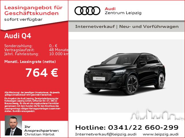 Audi Q4 55 e-tron qu. S line*HuD*MATRIX*WR*AHK*Pano**