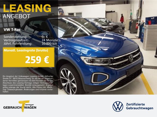 Volkswagen T-Roc Cabrio 1.0 TSI STYLE NAVI LED+ SITZHZ LM19