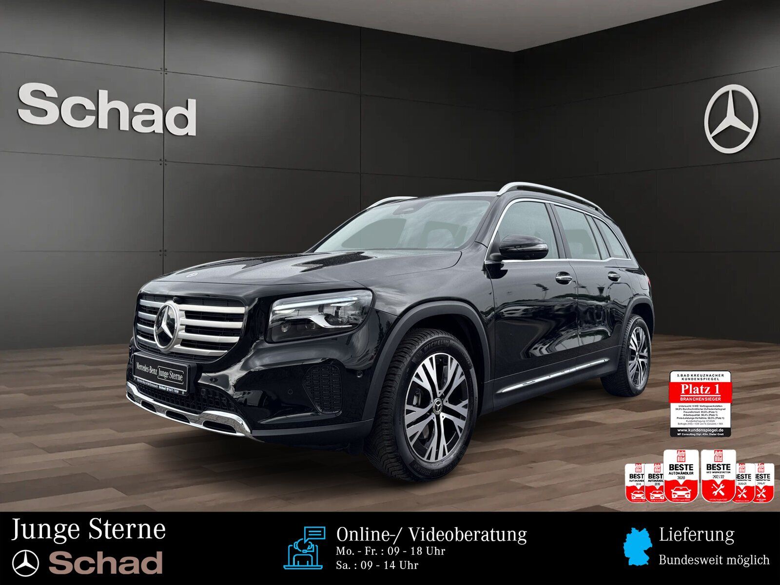 MERCEDES-BENZ GLB 200 PROGRESSIVE AHK+360+PANO+DISTR+MBEAM LED