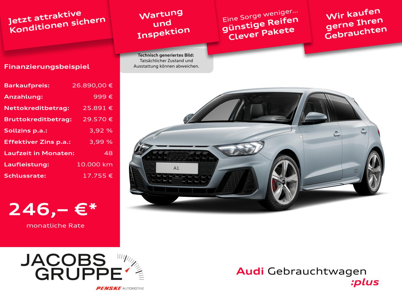 Audi A1 Sportback 40TFSI S line/Black+/ACC/Navi+/LED/