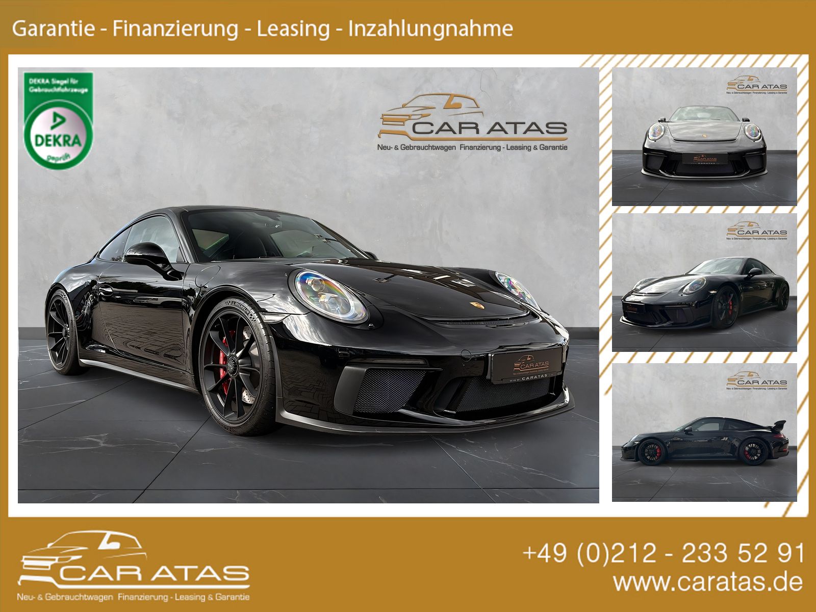 Fahrzeugabbildung Porsche 911 GT 3 PDK 991 APPROVED 03/27 BOSE PASM RF KAM