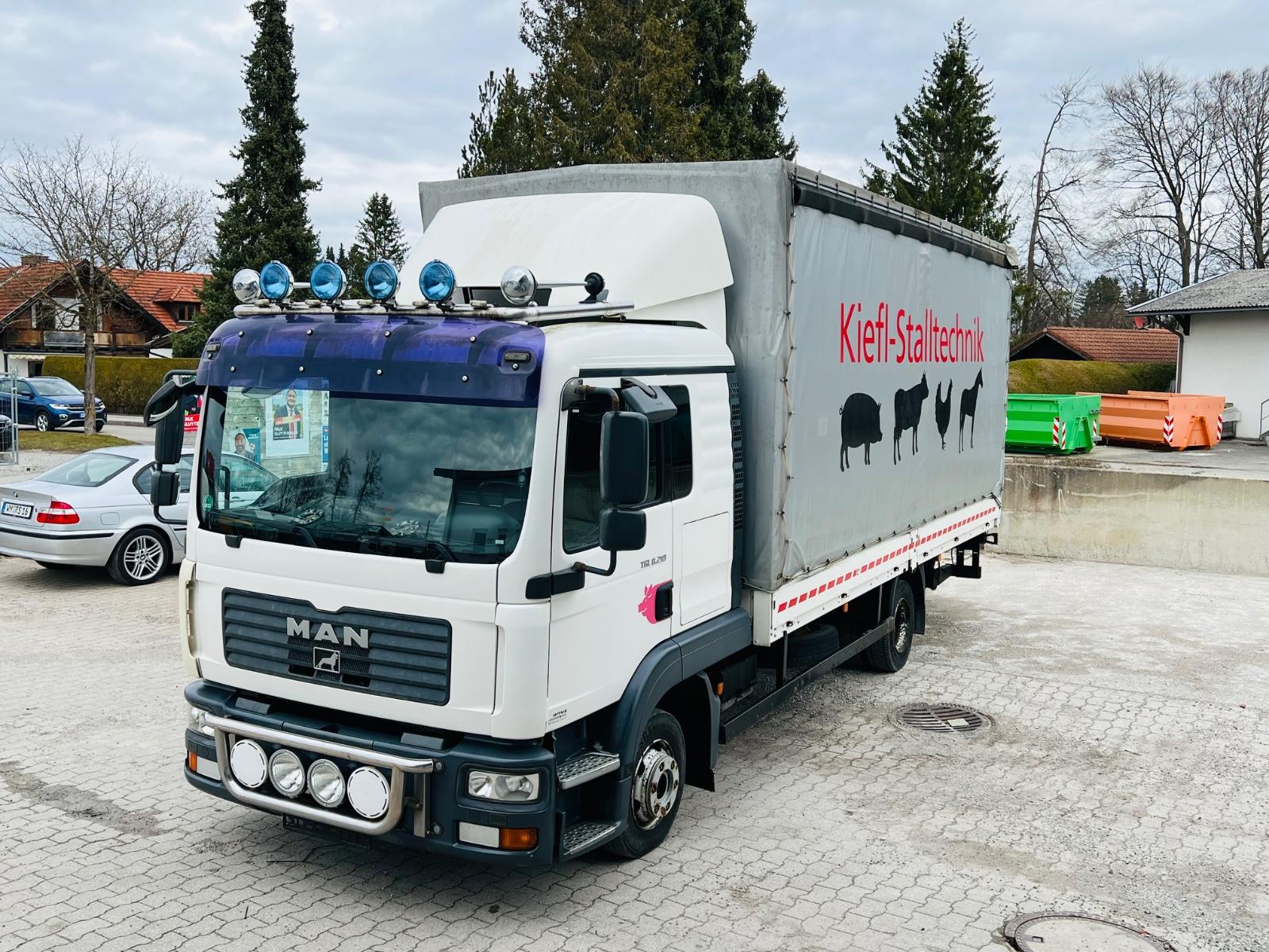 MAN TGL 8.210 4x2 BL Pritsche+Plane+LBW