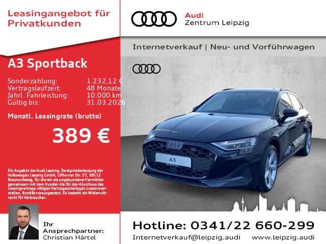 Audi A3 Sportback advanced TFSI LED*Navi*Sitzhzg.*18*