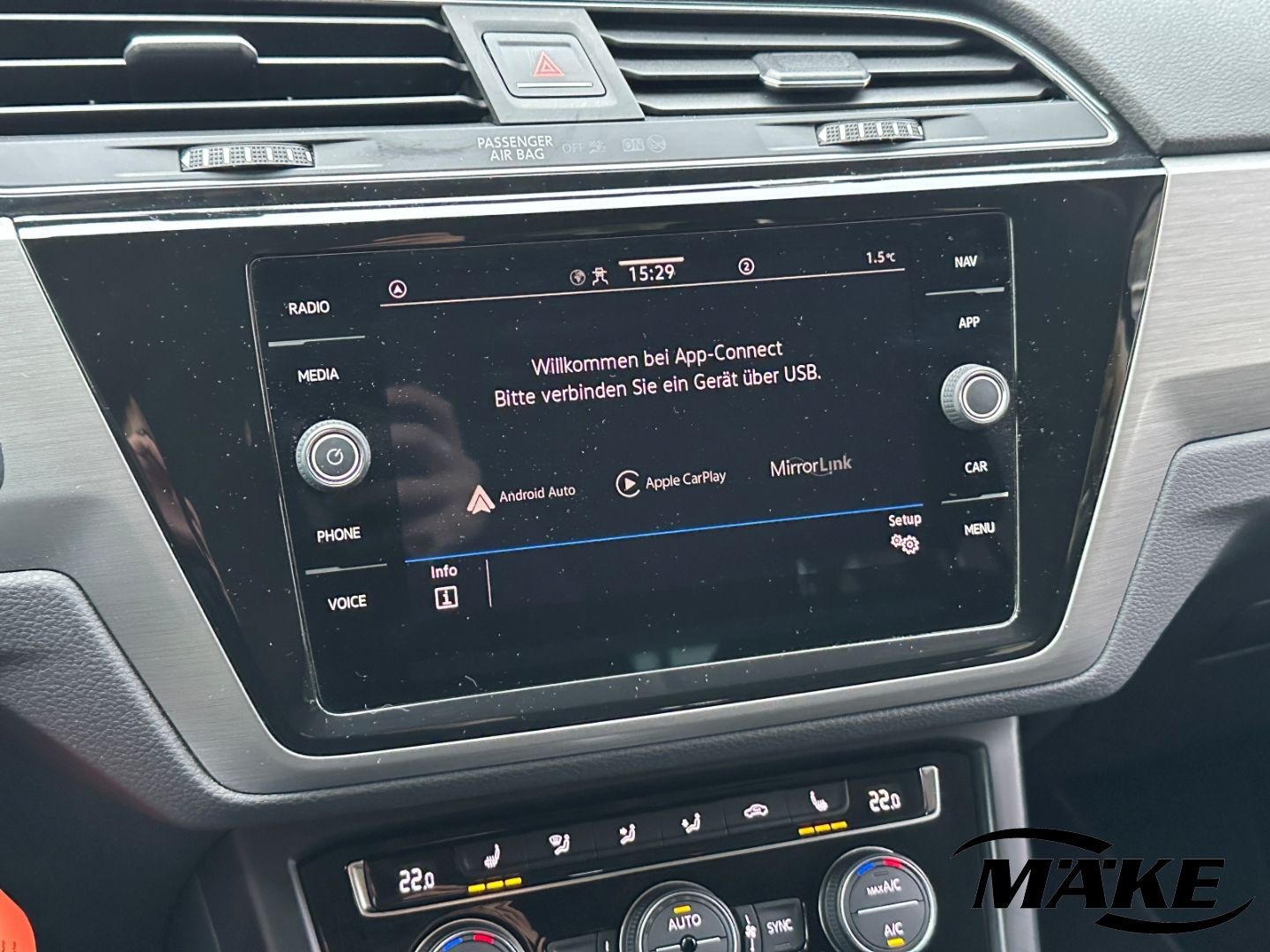 Touran Comfortline 1.5 TSI DSG SHZ ACC