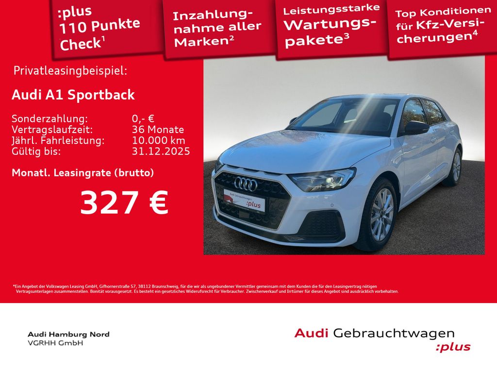 A1 Sportback 25  TFSI advanced Keyless Sound Nav