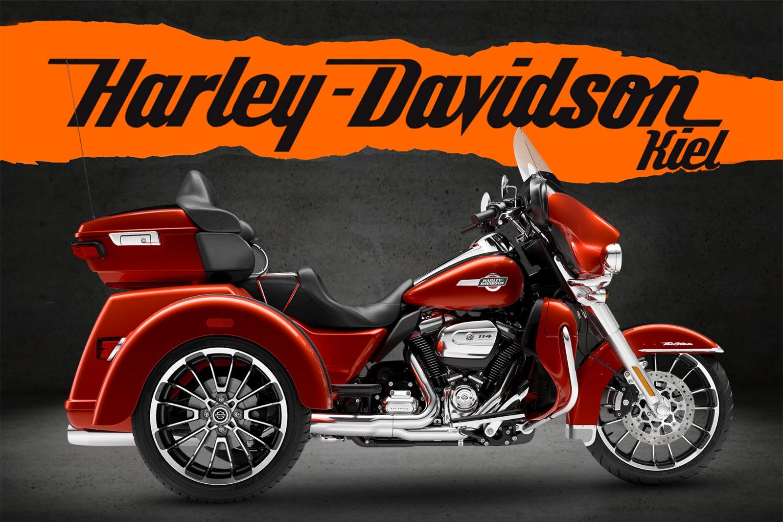 Fahrzeugabbildung Harley-Davidson TRI GLIDE ULTRA TRIKE 114 MY25 FLHTCUTG Kurzfr.