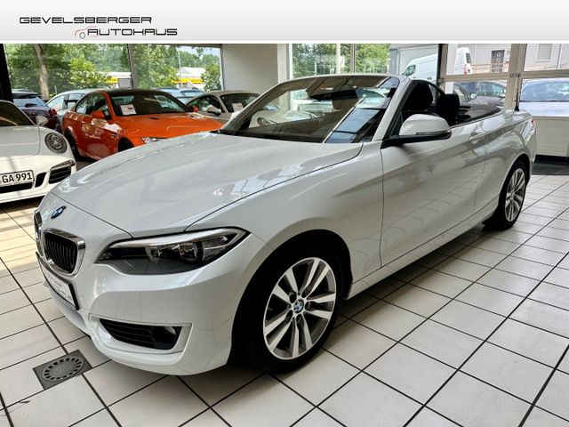 BMW 218 i Advantage Cabrio 2.Hand AHK-abnehmbar Klim