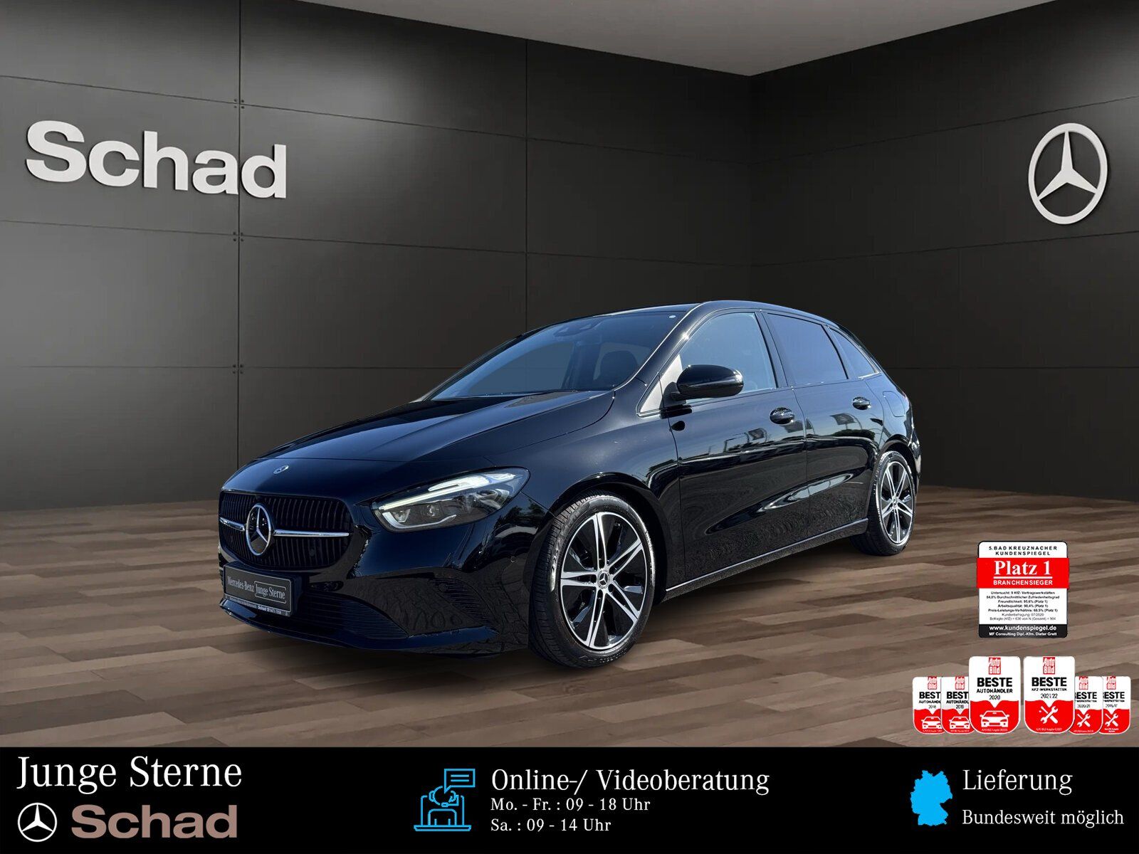 MERCEDES-BENZ B 220 4M PROGRESSIVE MBEAM LED+AHK+DISTR+EASY-P.