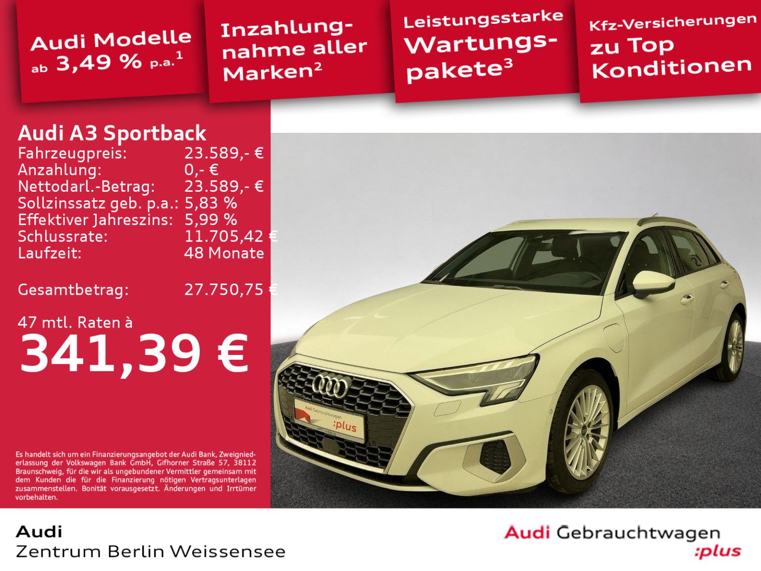 Audi A3 Sportback 40 TFSI e S-TRO**LED*NAVI*ACC*APP** imagem 2