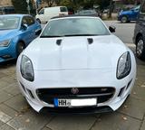 Jaguar F-Type 3.0 L V6 S Cabrio schwarz (weiß foliert) - Jaguar Gebrauchtwagen in Hamburg