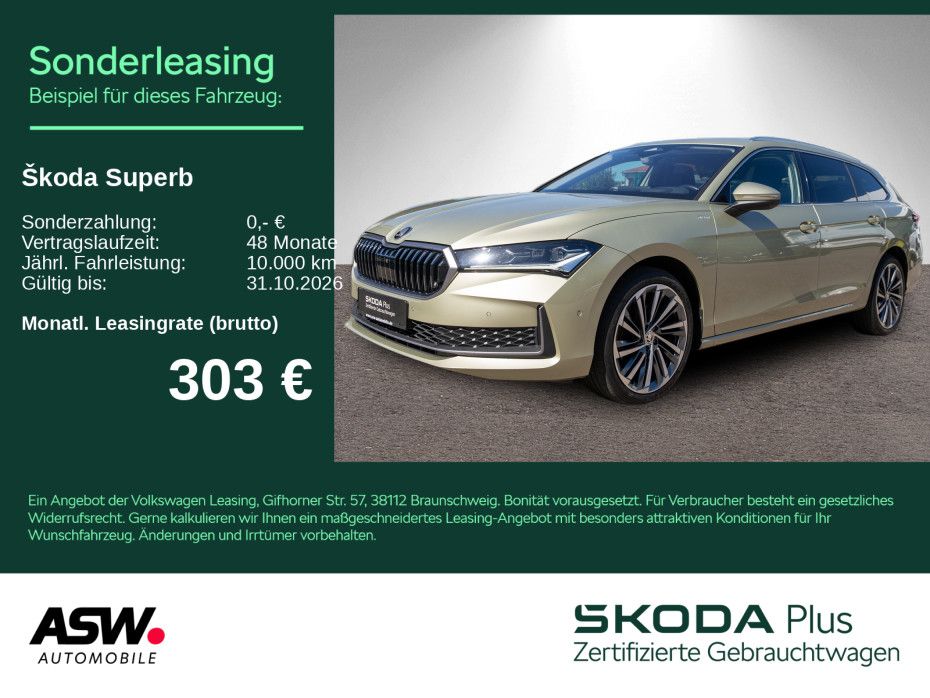 Skoda Superb Combi L&K 2.0TDI DSG LED NAVI PANO VC AHK