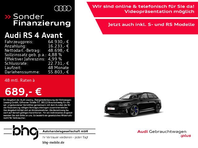 Audi RS 4 Avant RS-Abgas/Dynamik/Keramik/Komfort Pano