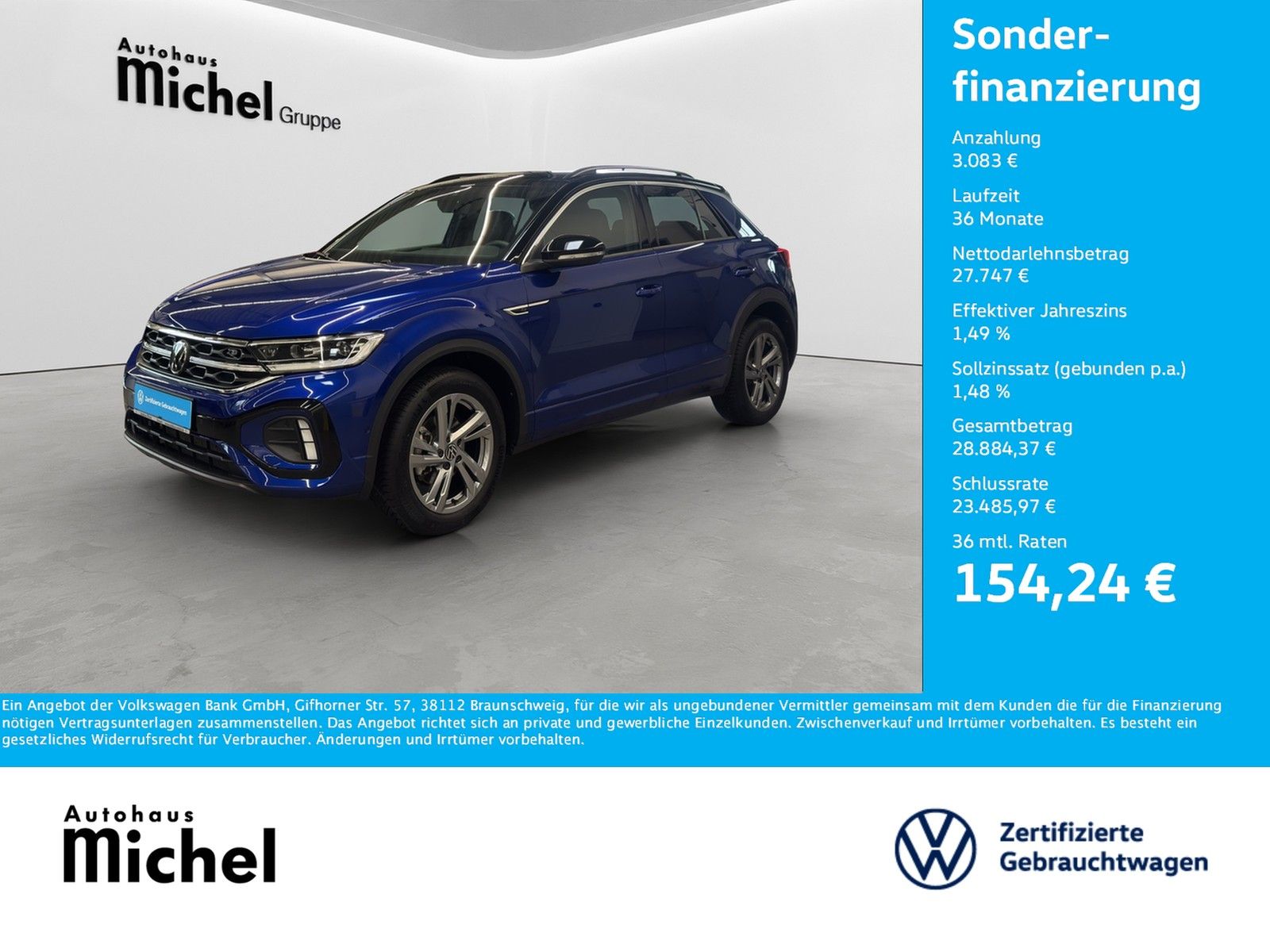 Volkswagen T-Roc TSI DSG R-Line IQ-Light ACC Navi foto 2