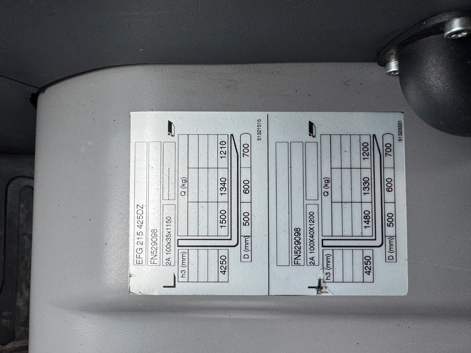 Fahrzeugabbildung Jungheinrich EFG 215 / Triplex: 4.25m! / SS / nur 2.819h!