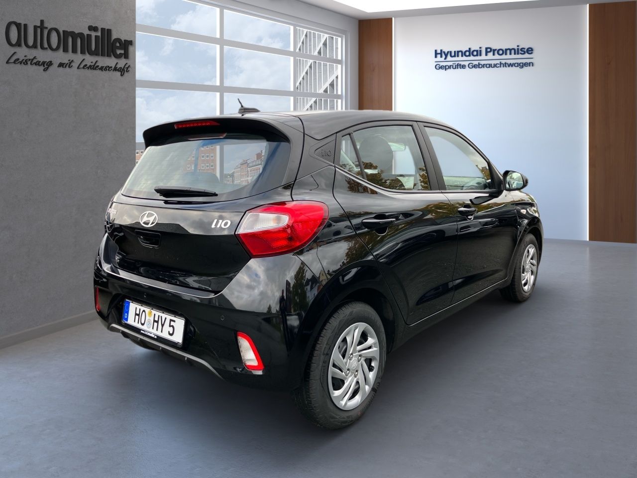 Fahrzeugabbildung Hyundai i10 SELECT Fernlichtass. Kam. Navi PDC SpurH