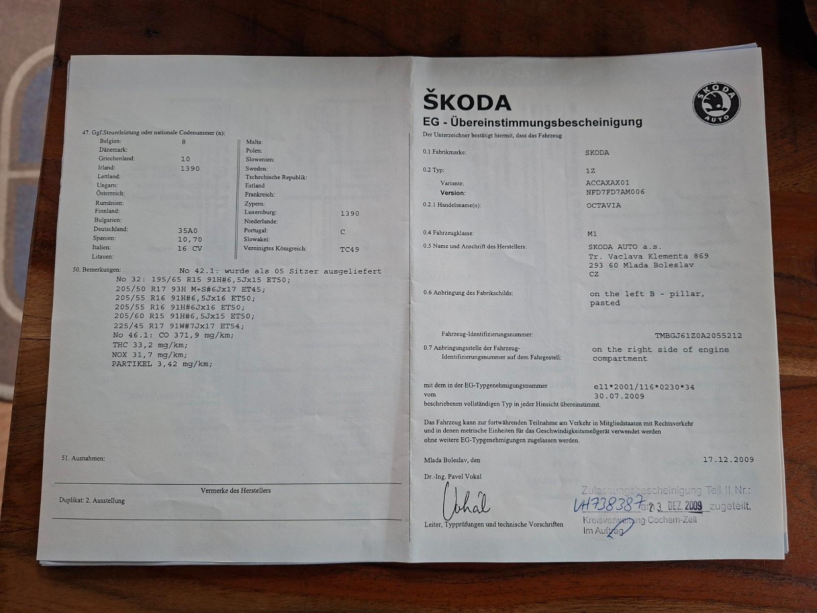 Skoda Octavia 2010 — photo 34