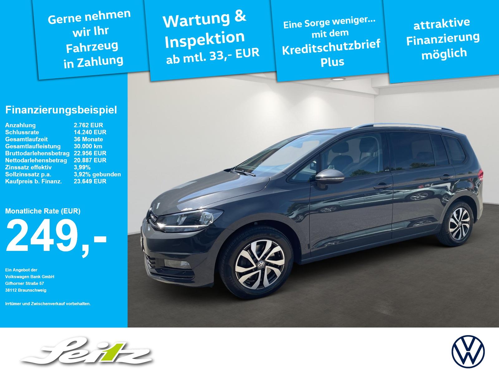 Volkswagen Touran 1.5 TSI Active *NAVI*PARKSENSOR*SITZHZG*