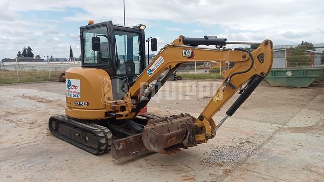 CAT 303.5E2 CR Minibagger < 7t with 3 buckets