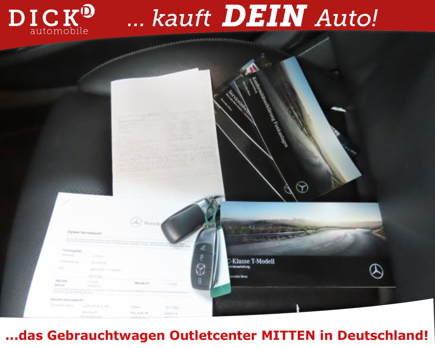Fahrzeugabbildung Mercedes-Benz C 200d 9G-Tr BURMESTER/LED/KAM/LEDER/8 FACH