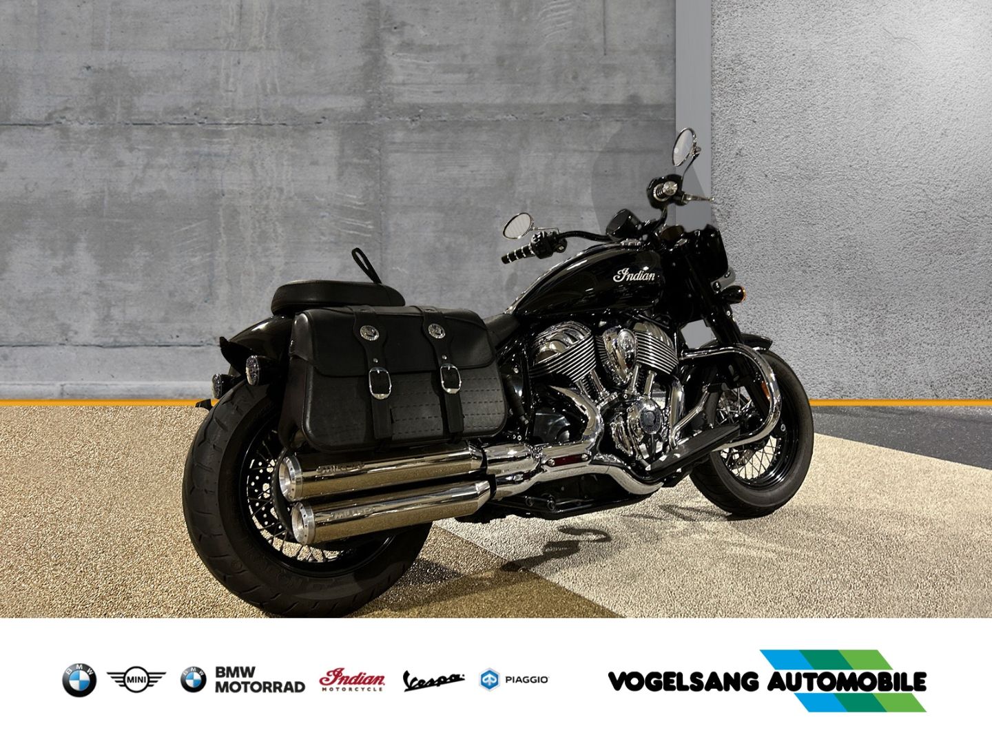 Fahrzeugabbildung Indian Super Chief Limited Miller-Endschalldämpfer, Stu