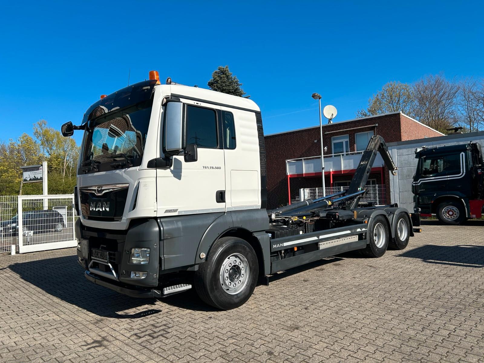 MAN 26.580 TGX MEILLER Abroller 6x4