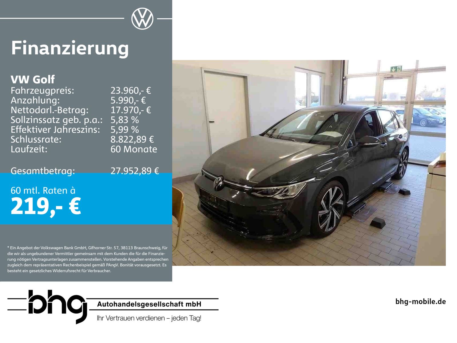 Volkswagen Golf 1.5 TSI R-LINE AppConnect, LED