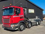 Scania G480 8X2*6 Hiab 166-4 kran + Abroller