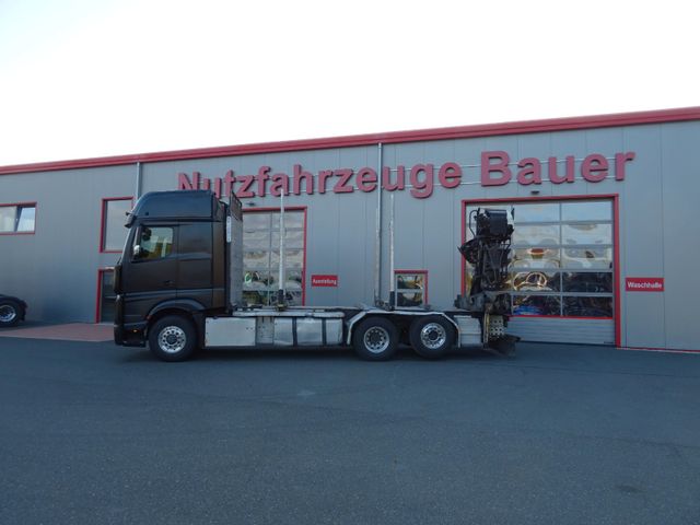 Mercedes-Benz Actros 2553 L/6x2/4/HAD/Kurzholz-Kran/Lenk-Lift