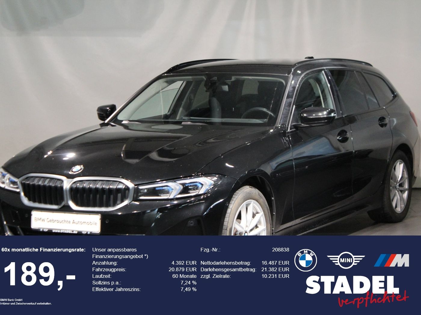 BMW 318i Tour. Navi.LED.PDCvo+hi.LKA.SHZ.SLI.DAB