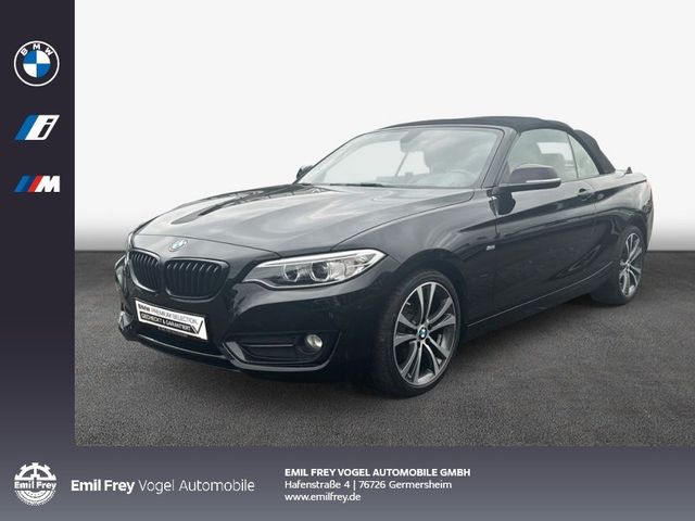 BMW 218i Cabrio Sport Line HiFi Xenon Navi Bus. USB