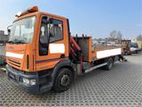 Iveco 120E24 Abschleppwagen Pritsche+Kran & Rampen