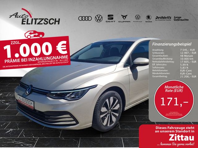 Volkswagen Golf VIII Move TSI LED RFK AID SH LM