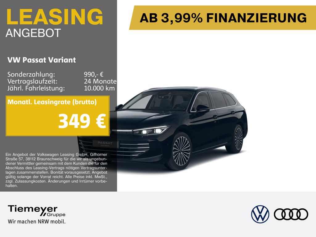 Volkswagen Passat Variant eHybrid ELEGANCE LEDER HuD HARMAN