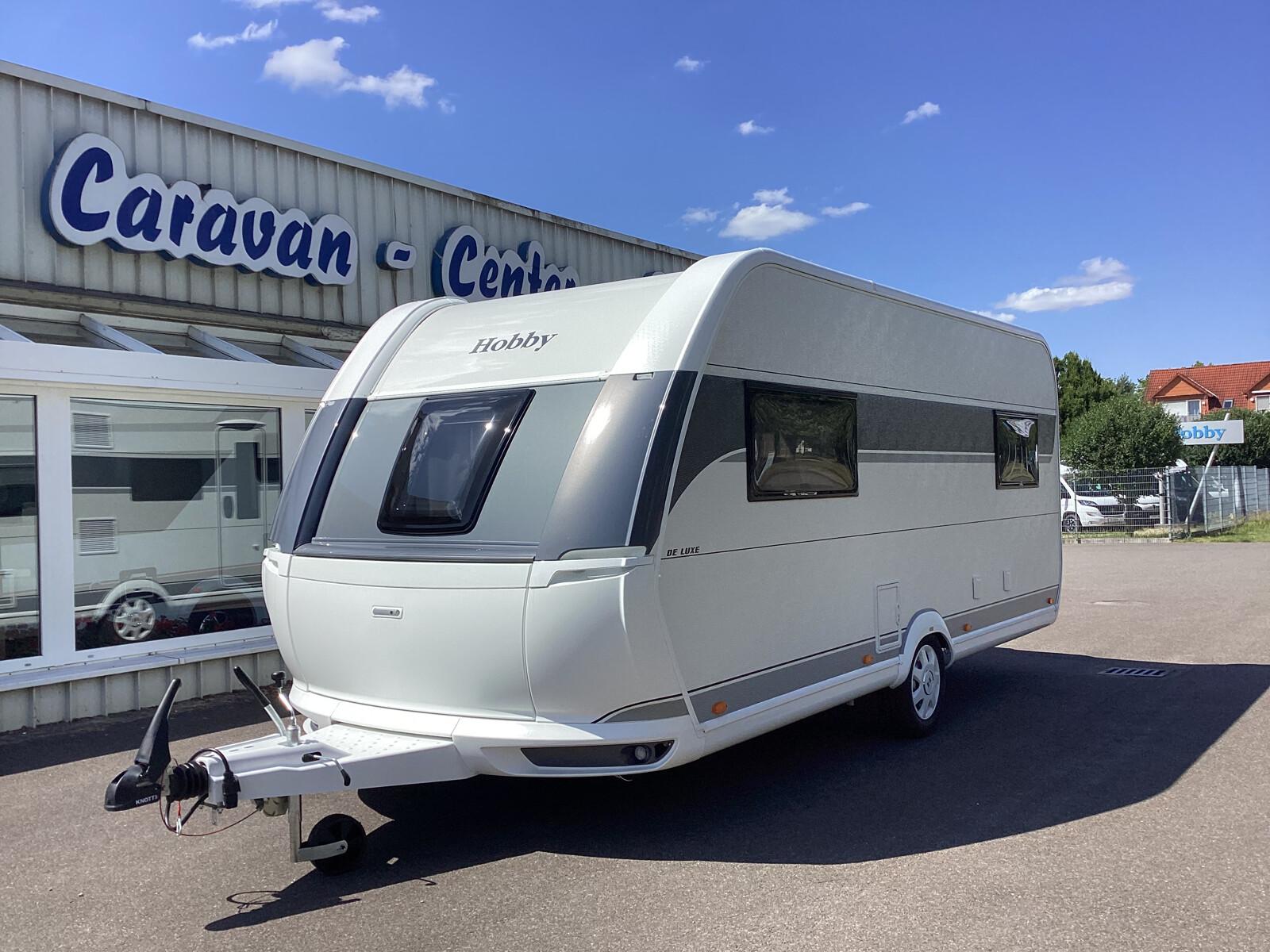 Hobby De Luxe 495 UL Deluxe,Aufl.1800kg, Bettverbreit.