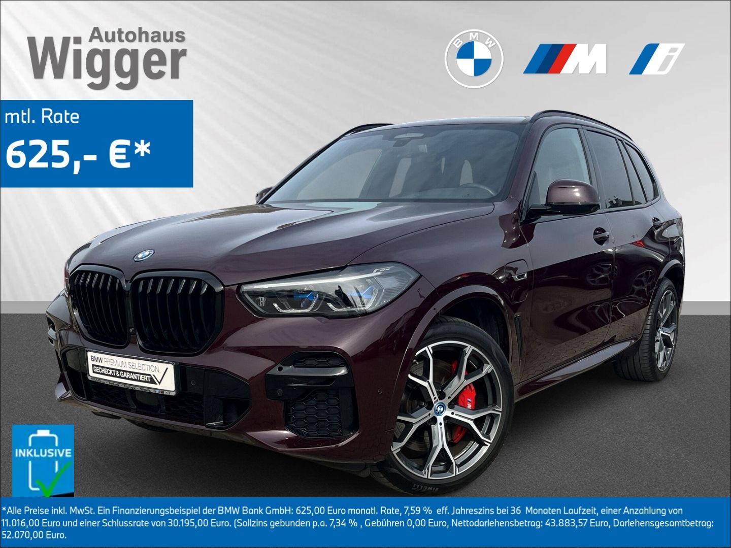 BMW X5 xDrive 45e M Sport Laser AHK Navigation Leder foto 1