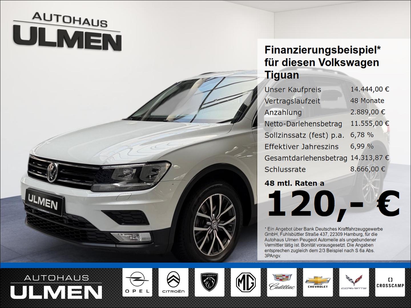 Volkswagen Tiguan Comfortline  Standheizung PDC Bluetooth