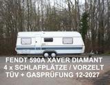 Fendt 590A XAVIER DIAMANT 4 SCHLAFPLÄTZE VORZELT TÜV - Fendt Diamant 590