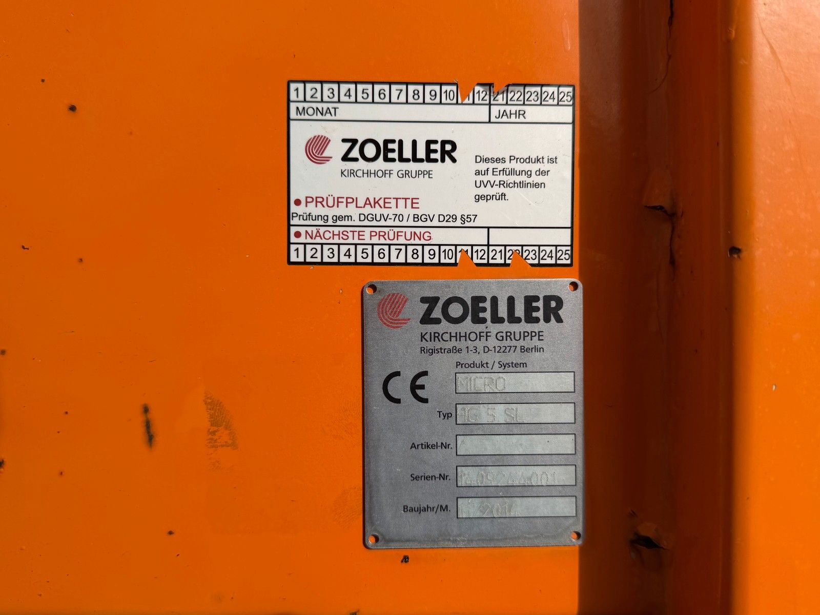 Fahrzeugabbildung Iveco Daily 65C17 Müllwagen *Zoeller Micro HG*