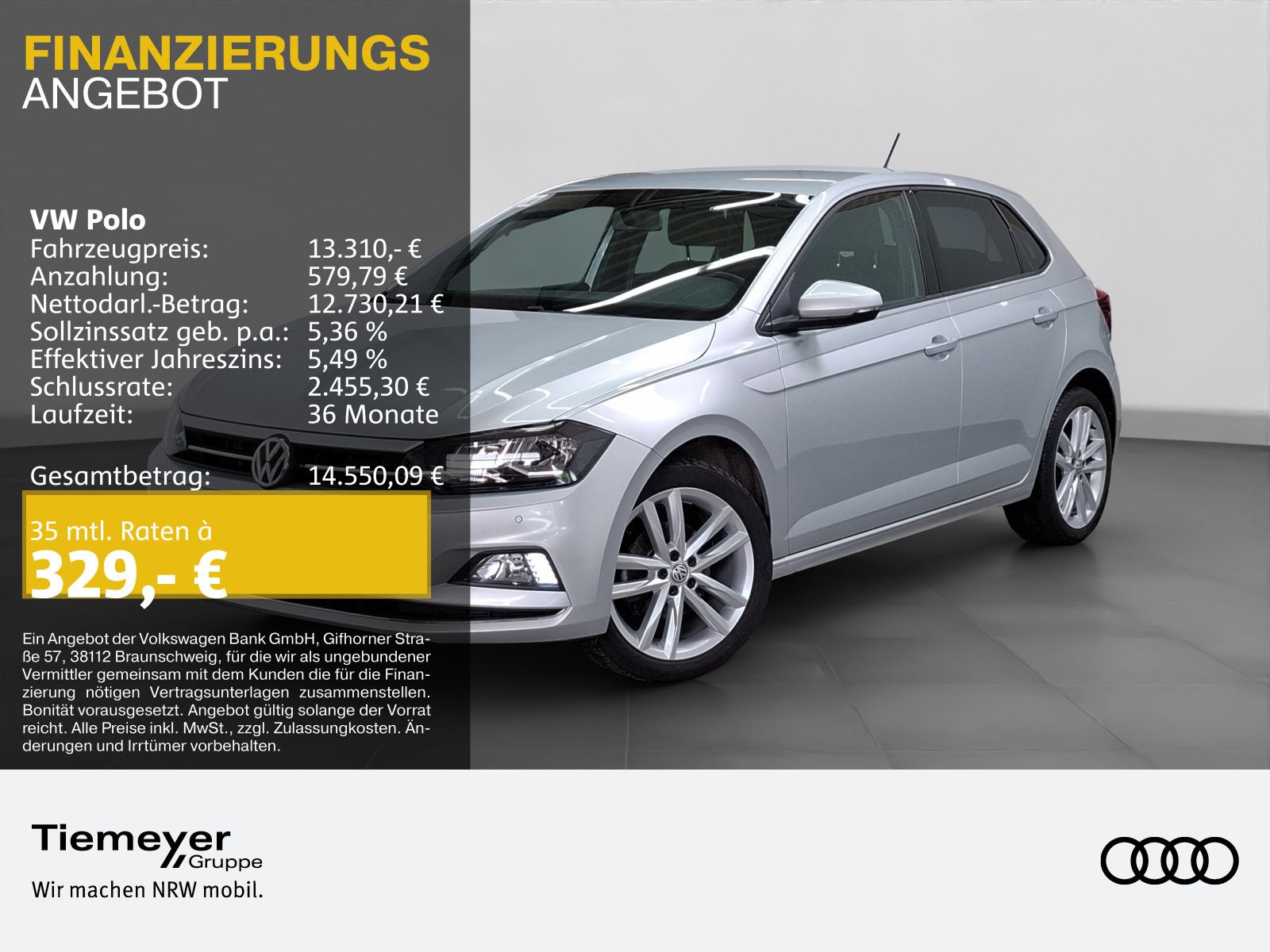 VW Polo 1.6 TDI HIGHLINE AHK LM17 SIHZ