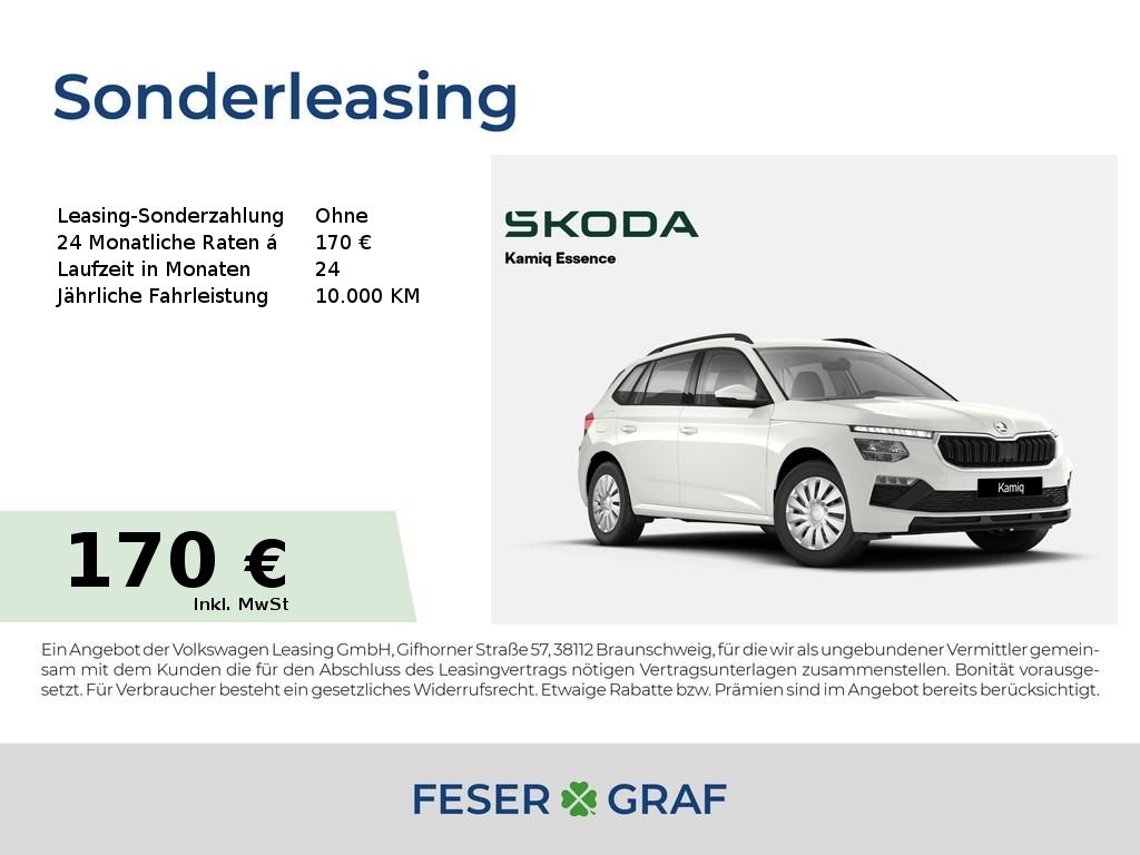 Skoda Kamiq Essence 1,0 TSI *SMART-LINK*SZH*PDC.HI*
